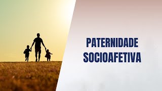 Paternidade socioafetiva [upl. by Raddi266]