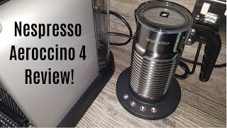 Nespresso Aeroccino 4 Milk Frother Review  Worth upgrading from the Aeroccino 3 [upl. by Arted]