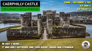 Caerphilly Castle  The Largest in Wales 2nd in Britain [upl. by Anidene]