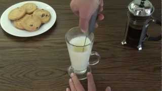 Aerolatte  The Original Steam Free Milk Frother [upl. by Ynahpets829]