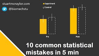 Ten Statistical Mistakes in 5 Min [upl. by Nawuq]