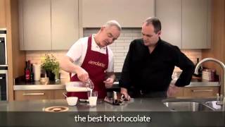 How to make a hot chocolate using an aerolatte milk frother [upl. by Okajima271]