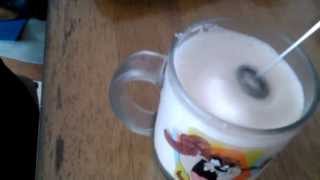 Aerolatte Review Frothing Cold Milk In Under 1 Minute [upl. by Ginnifer]